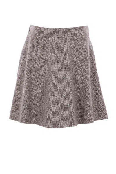 Brunello Cucinelli Skirts In Brown