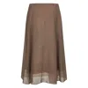 Brunello Cucinelli Skirts Brown In Brown