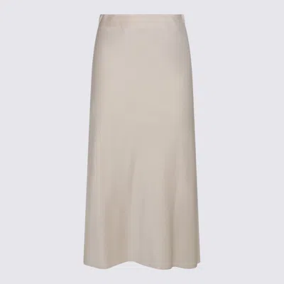 Brunello Cucinelli Skirts Light And Natural In White