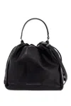 Brunello Cucinelli Sleek Mini Handbag With Monile Embellishments In Brown