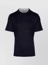 Brunello Cucinelli Faux Layering Silk And Cotton T-shirt