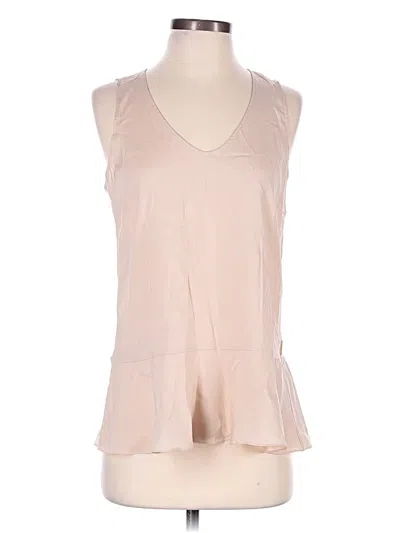 Pre-owned Brunello Cucinelli Sleeveless Blouse In Tan