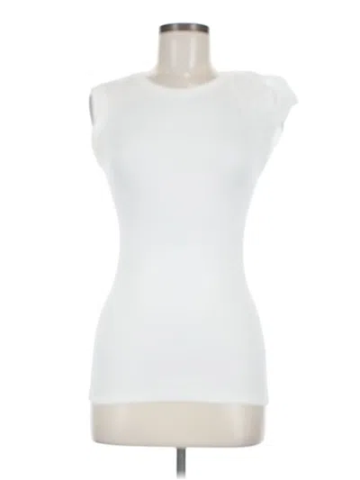 Pre-owned Brunello Cucinelli Sleeveless Blouse In White