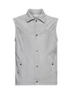 Brunello Cucinelli Sleeveless Button-up Gilet In Rope