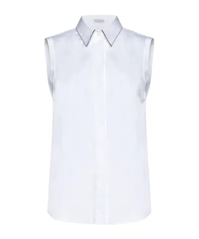 BRUNELLO CUCINELLI BRUNELLO CUCINELLI SLEEVELESS SHIRT