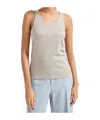 Brunello Cucinelli Sleeveless Cashmere Top In Smoky Brown