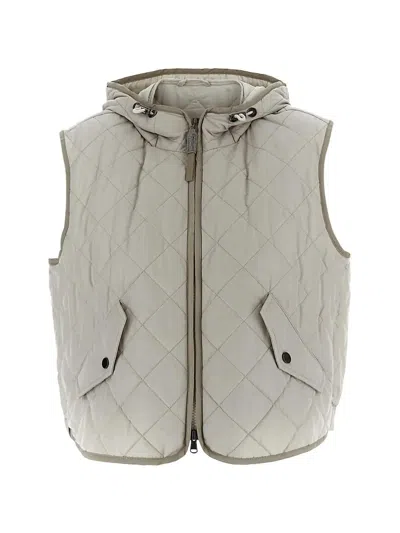 BRUNELLO CUCINELLI BRUNELLO CUCINELLI SLEEVELESS DOWN JACKET