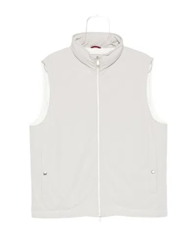 BRUNELLO CUCINELLI ZIP-FRONT GILET