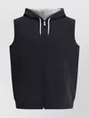 Brunello Cucinelli Sweatshirt Vest In Black