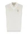 Brunello Cucinelli Sleeveless Knitted Vest In White