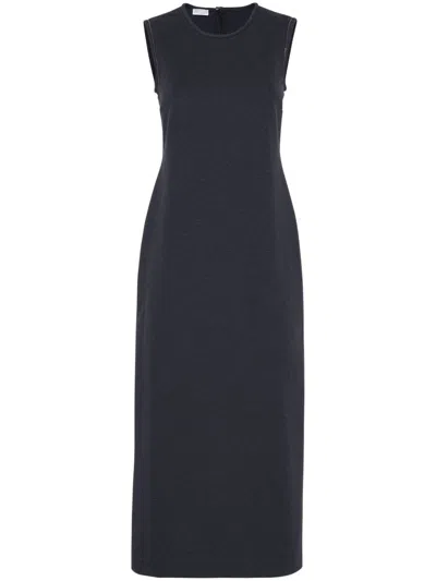 BRUNELLO CUCINELLI SLEEVELESS MIDI DRESS