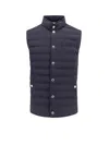 Brunello Cucinelli Quilted High Neck Sleeveless Jacket