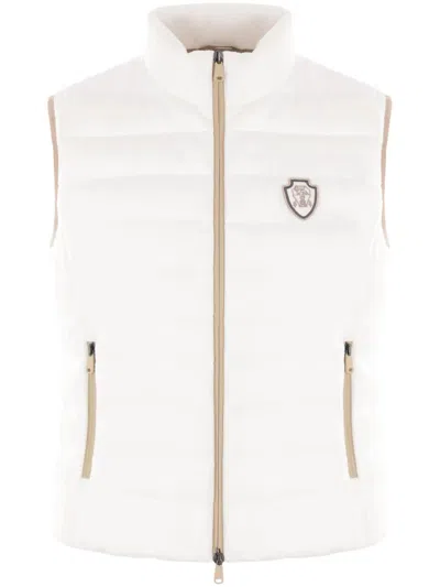 BRUNELLO CUCINELLI SLEEVELESS PUFFCOAT