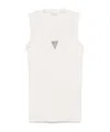 Brunello Cucinelli Stretch-cotton Monili Tank Top In White