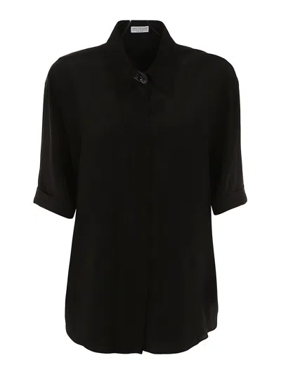 Brunello Cucinelli Camisa - Negro