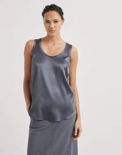 BRUNELLO CUCINELLI BRUNELLO CUCINELLI SLEEVELESS SCOOP-NECK TANK TOP