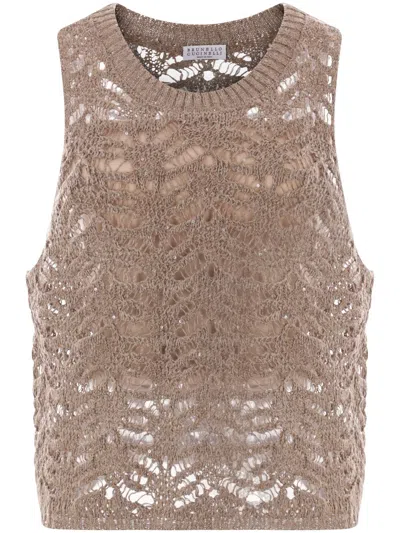 BRUNELLO CUCINELLI SLEEVELESS TOP