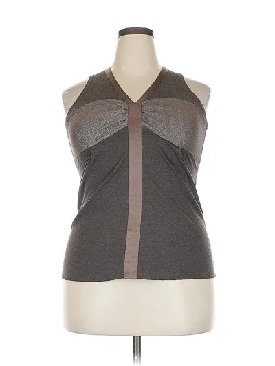 Pre-owned Brunello Cucinelli Sleeveless Top Brown Halter Neckline Tops