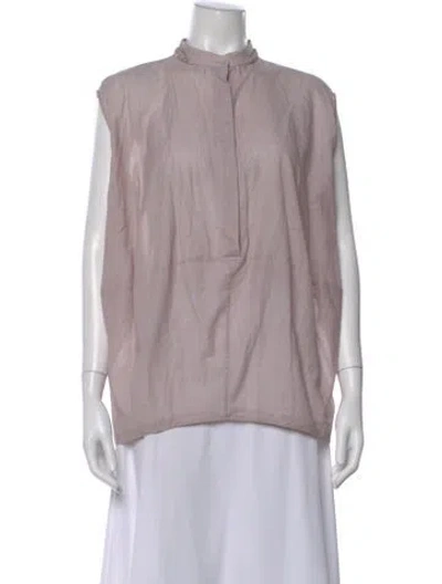 Pre-owned Brunello Cucinelli Sleeveless Top In Neutral