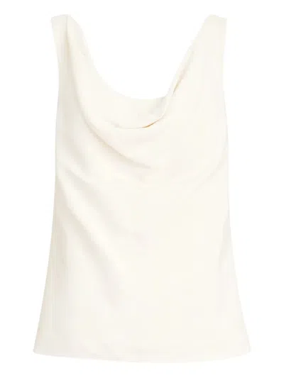 Brunello Cucinelli Sleeveless Top In White