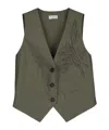 Brunello Cucinelli Tailored Waistcoat Embroidered V-neck