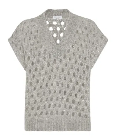 BRUNELLO CUCINELLI SLEEVELESS VEST