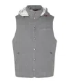 Brunello Cucinelli Sleeveless Vest In Gray