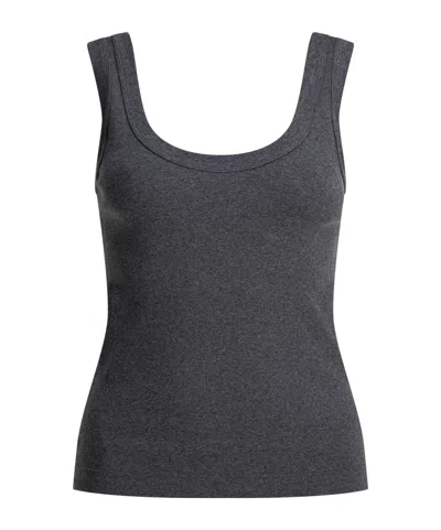 Brunello Cucinelli Sleeveless Vest In Gray