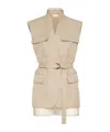 Brunello Cucinelli Gilet In Nude