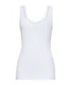 Brunello Cucinelli Crystal-detail Vest Top In White