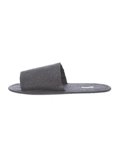 Pre-owned Brunello Cucinelli Slides In Gray