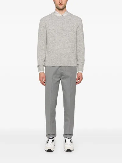 BRUNELLO CUCINELLI SLIM-CUT TAILORED TROUSERS