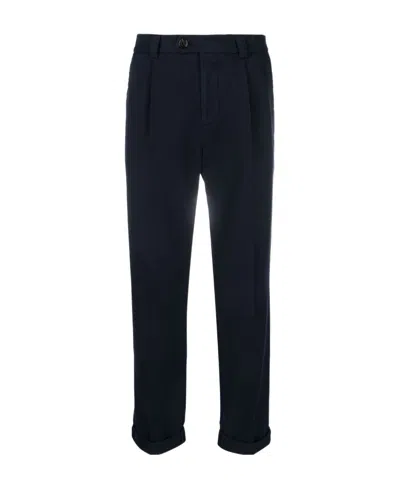 Brunello Cucinelli Slim Fit Chino Trousers In Black