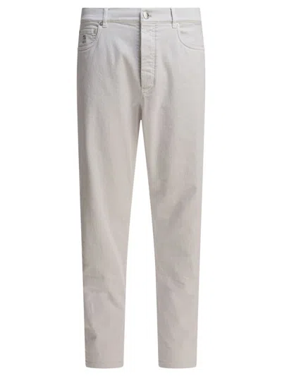 BRUNELLO CUCINELLI BRUNELLO CUCINELLI SLIM FIT COTTON JEANS