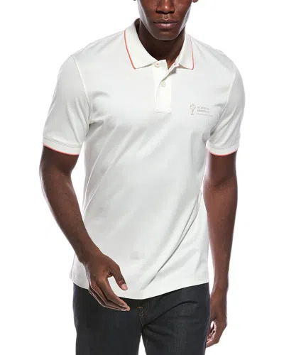 Brunello Cucinelli Slim Fit Polo Shirt In White
