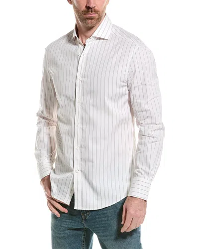 Brunello Cucinelli Slim Fit Shirt In White