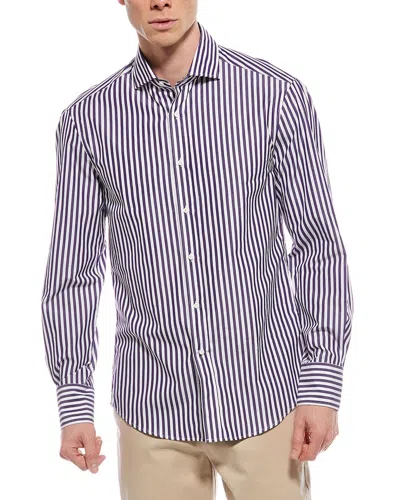 Brunello Cucinelli Slim Fit Shirt In Multi