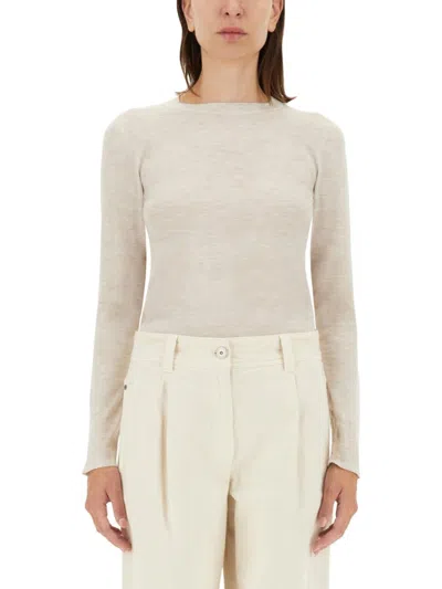 Brunello Cucinelli Women Slim Fit Shirt In White