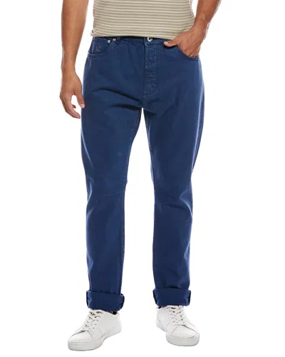 Brunello Cucinelli Slim Jean In Blue
