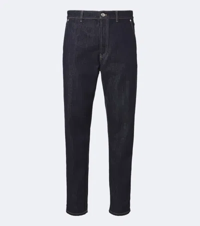 Brunello Cucinelli Slim Jeans In Blue