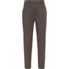 Brunello Cucinelli Slim Trousers In Gray