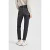 Brunello Cucinelli Slim Trousers In Dark Denim