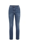 Brunello Cucinelli Slim Trousers In Dark Denim