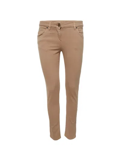 Pre-owned Brunello Cucinelli Slimt-fit Jeans In Neutral