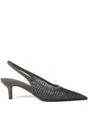 Brunello Cucinelli Slingback Pumps In Animal Print