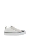 Brunello Cucinelli Sneakers With Iconic Embellishments In White