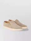 Brunello Cucinelli Light Beige Suede Slip-ons Men