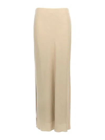 BRUNELLO CUCINELLI SLIT SKIRT