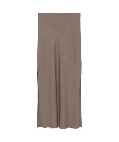 BRUNELLO CUCINELLI SIDE-SLITS MAXI SKIRT