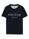 Brunello Cucinelli Slogan-print T-shirt In Blue